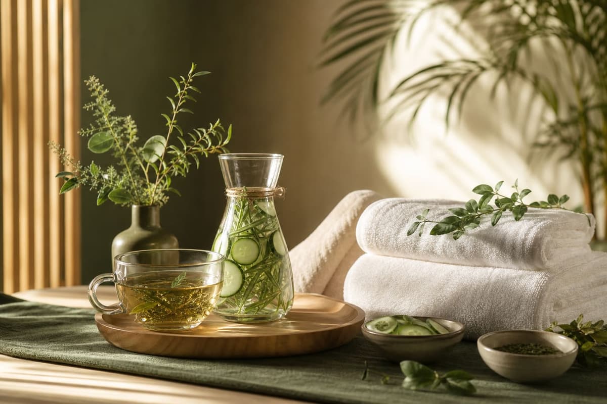 Ghid complet drenaj limfatic Atmosferă wellness pentru drenaj limfatic și detoxifiere corporală